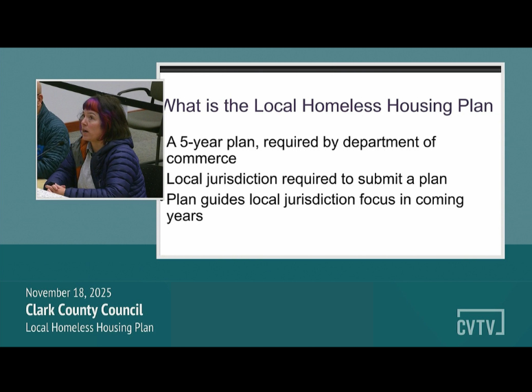 Local Homeless Housing Plan 2025-2030